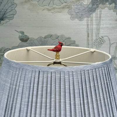 Red Cardinal Finial close up