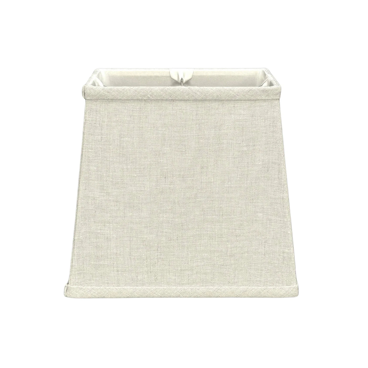 Small Size Retro Rectangle Linen Lampshade - Natural