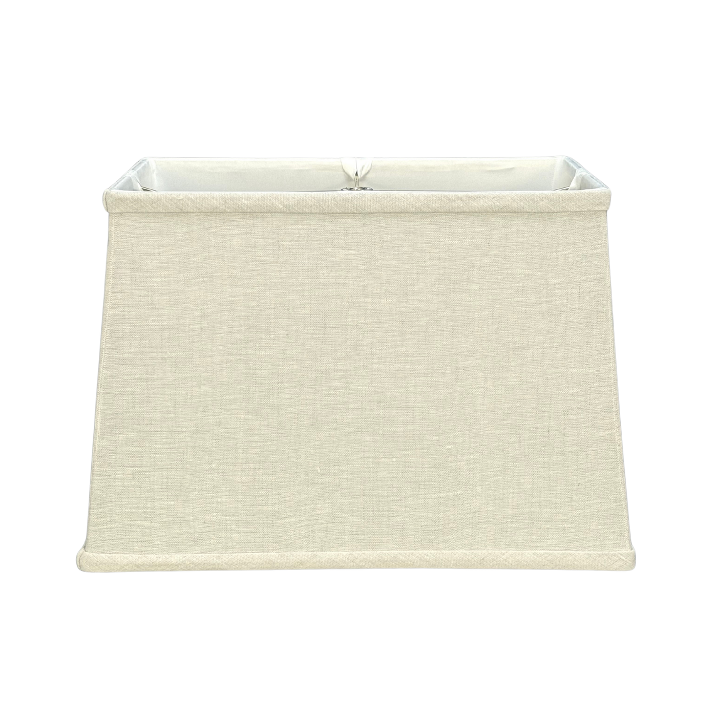 Retro Rectangle Linen Lampshade - Natural