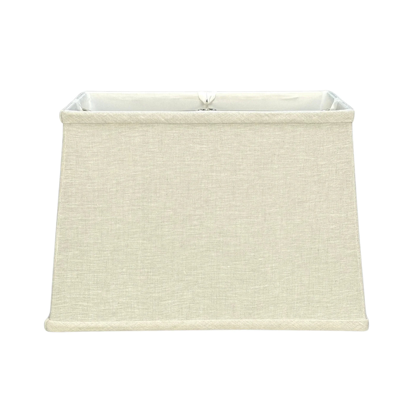 Retro Rectangle Linen Lampshade - Natural