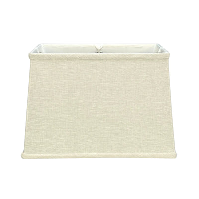 Retro Rectangle Linen Lampshade - Natural