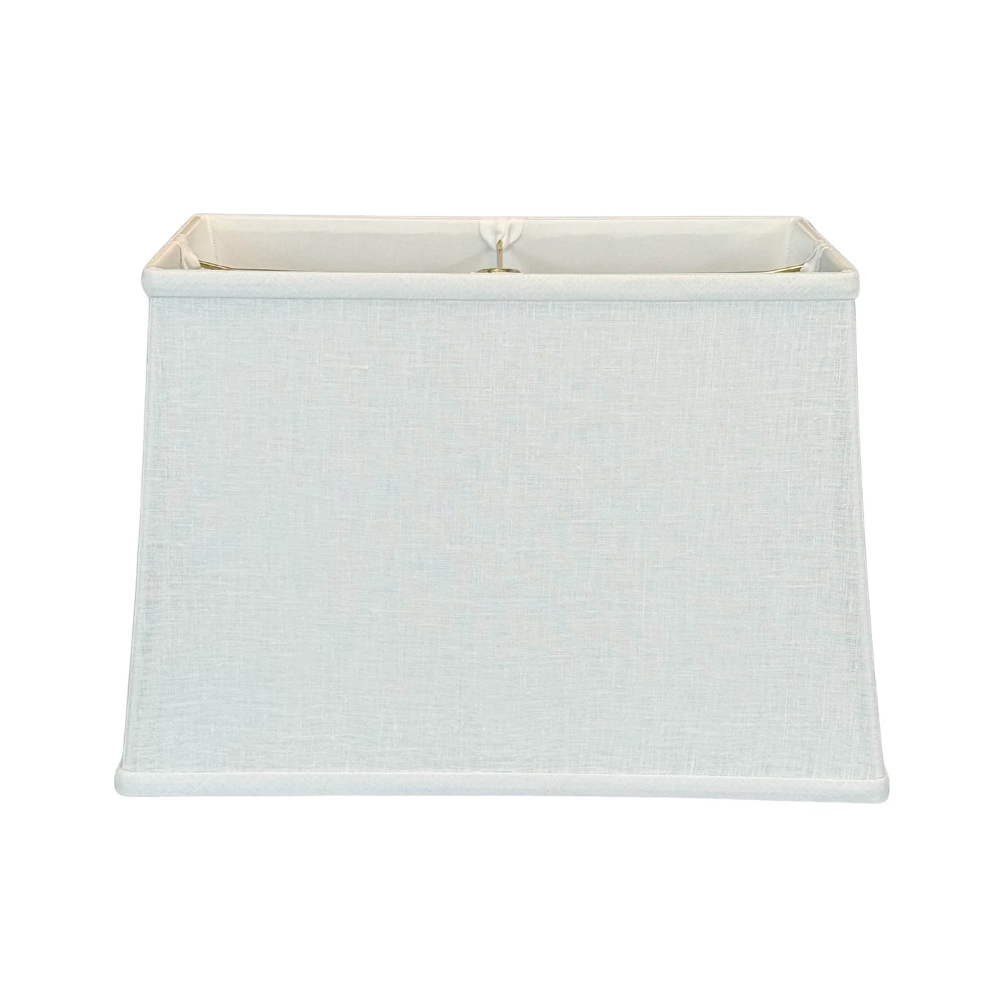 Retro Rectangle Linen Lampshade - Off White