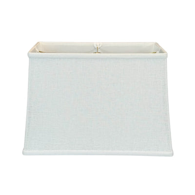 Retro Rectangle Linen Lampshade - Off White