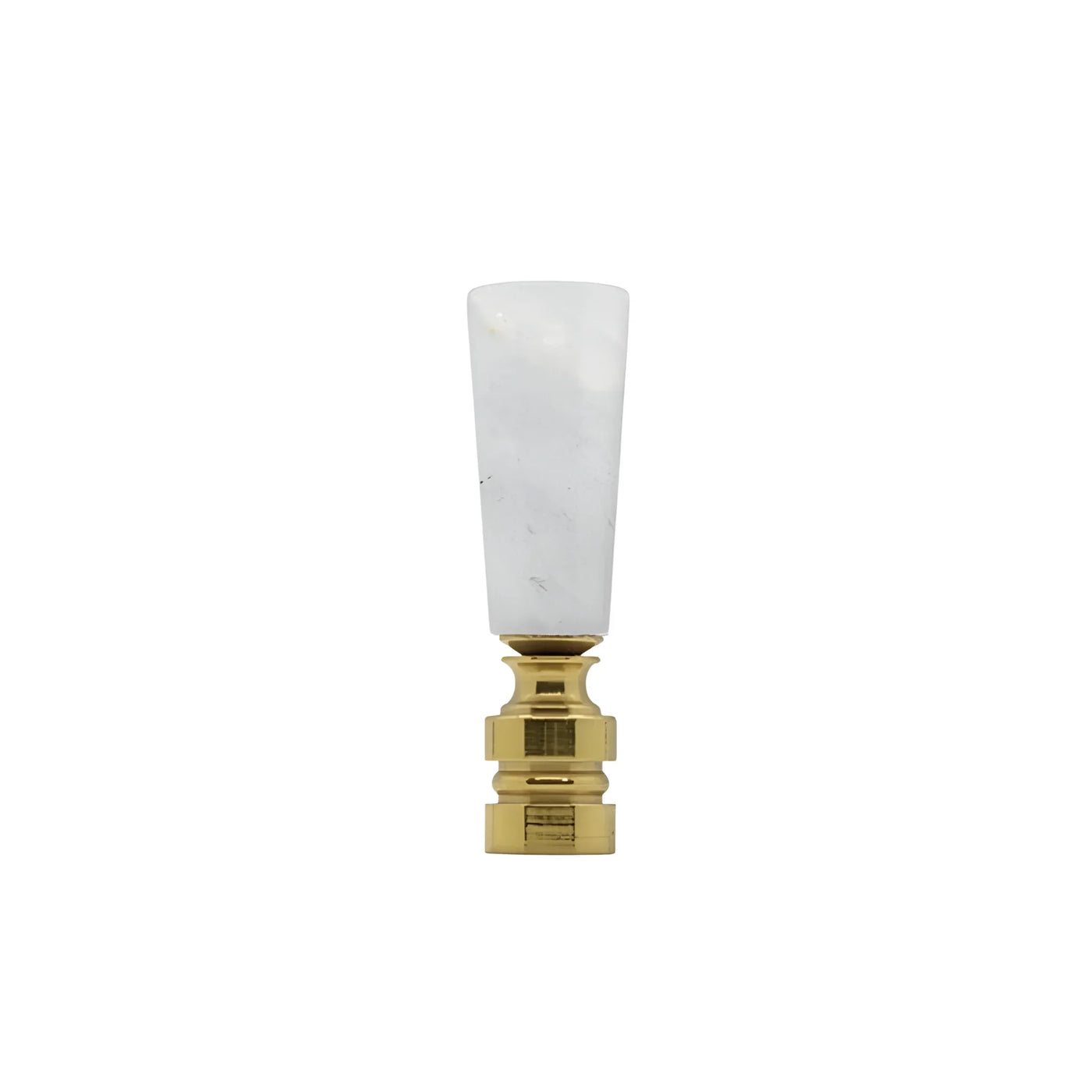 Rock Quartz Cylinder Finial