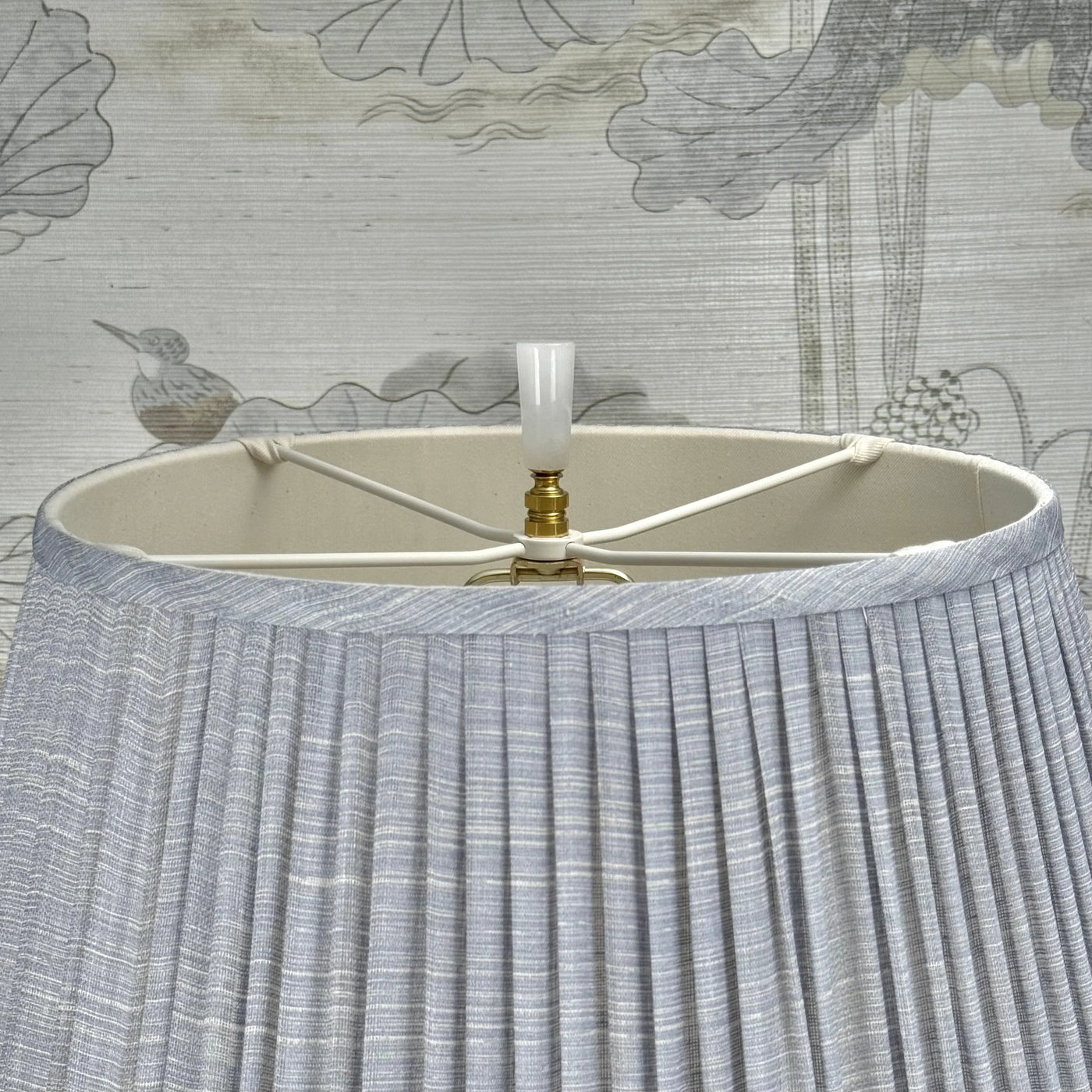 Rock Quartz Cylinder Finial Close Up