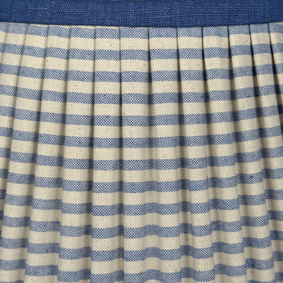 Rosanna Lonsdale Blue Striped Lampshade