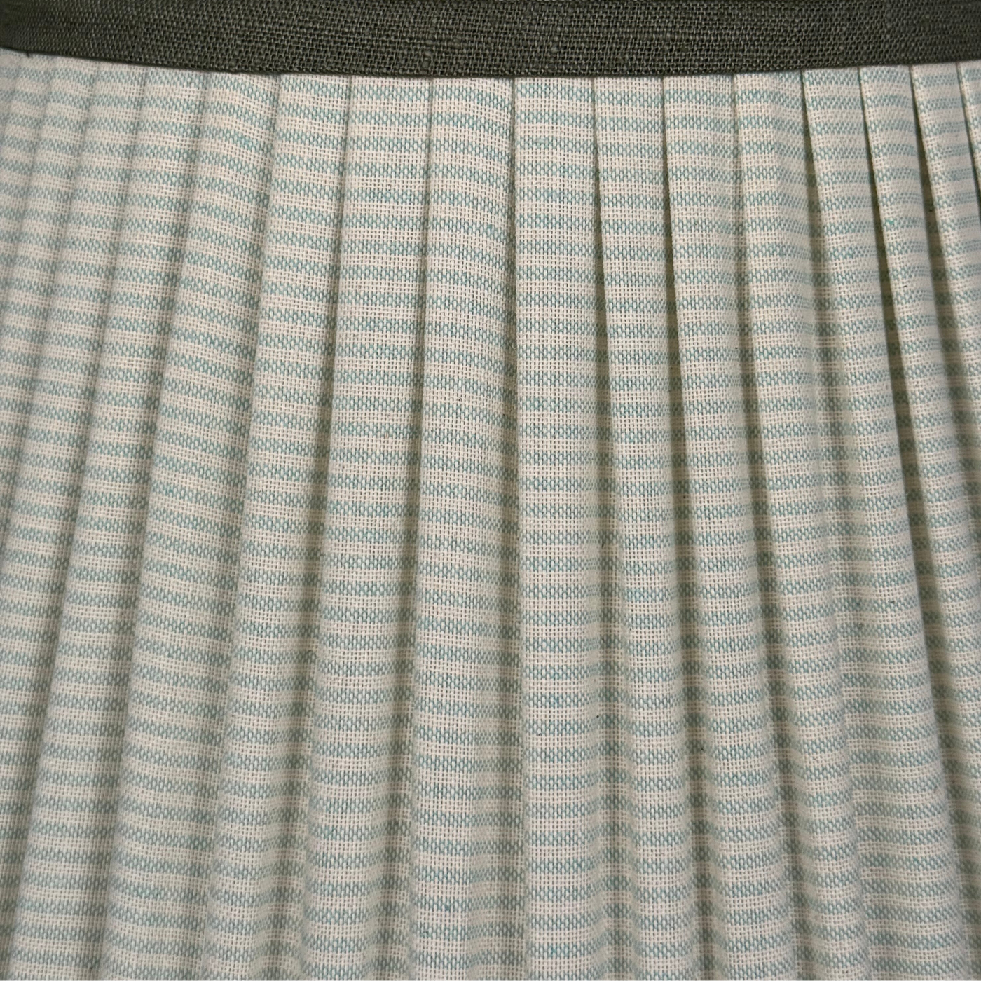 Rosanna Lonsdale Green Striped Lampshade