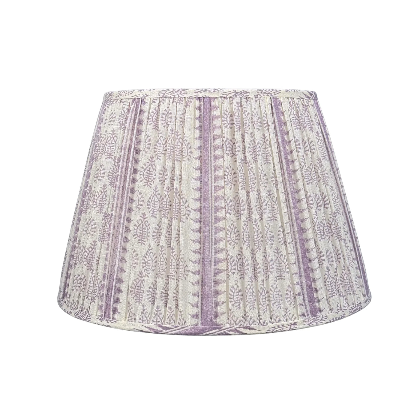 Rose Cumming - Shalimar Purple Verbena Fabric Lampshade