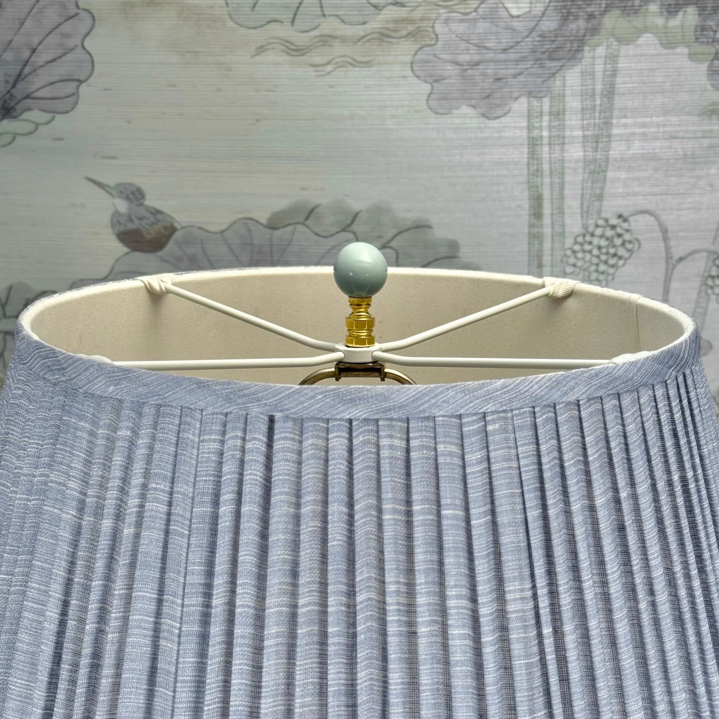 Sage Green Finial Close Up