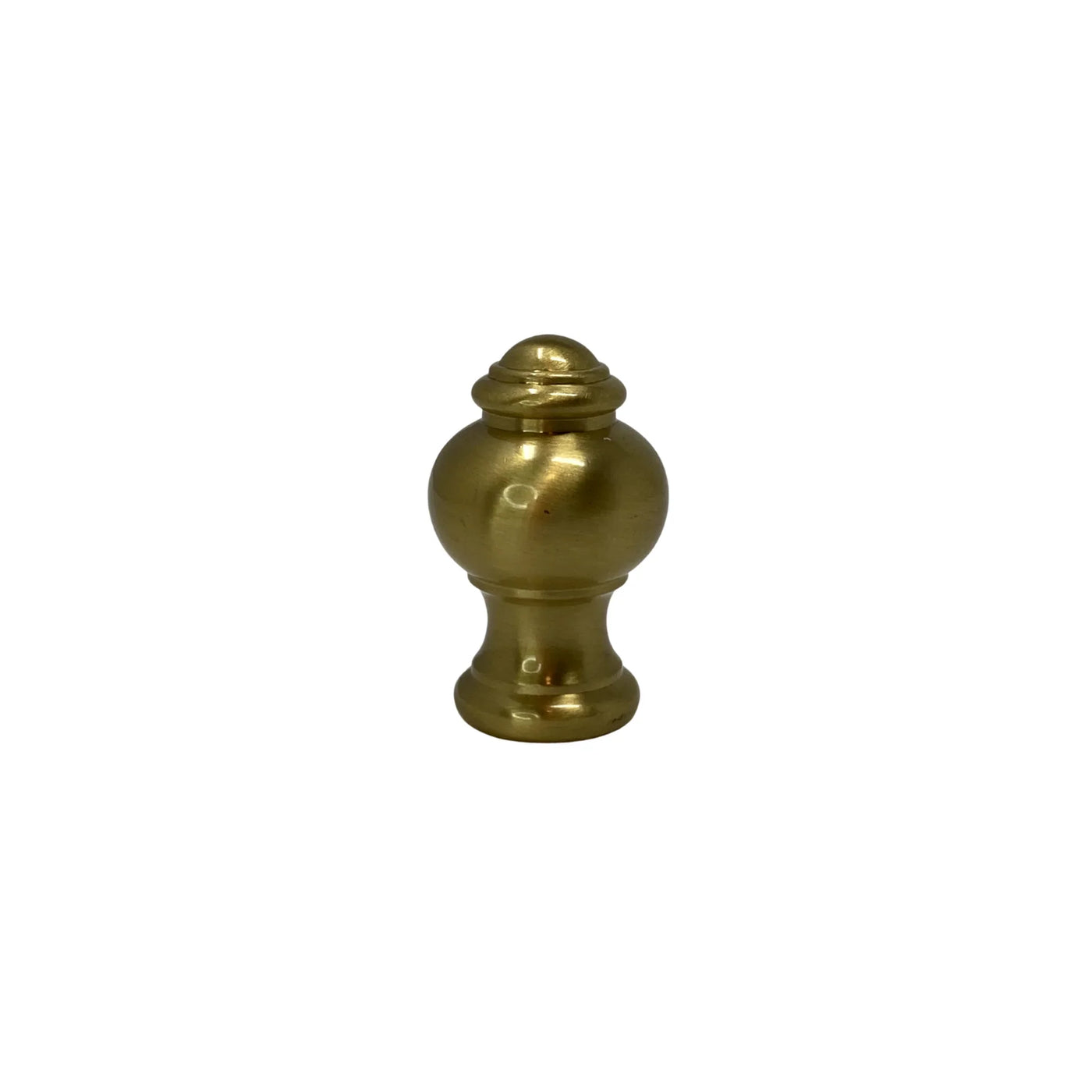 Satin Brass Knob Finial