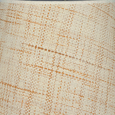 Scalloped Raffia Lampshade Up Close