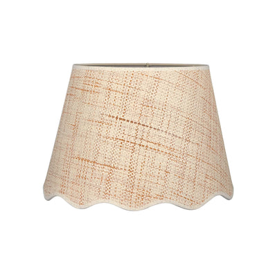 Scalloped Raffia Lampshade