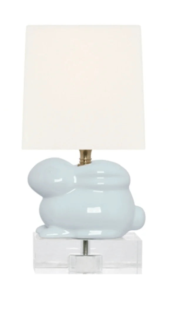 Blue Bunny Lamp