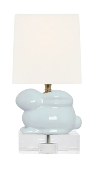 Blue Bunny Lamp