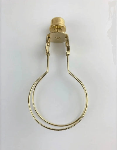 Brass Finish Washer to Round Clip on Adaptor (Tall Round Clip Adapter)