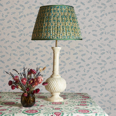 Penny Morrison lampshade and lamp