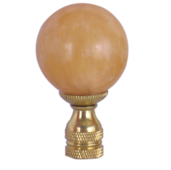 Yellow Jade Stone Finial