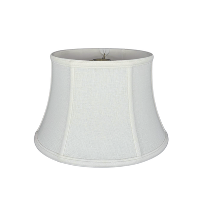 Shallow Linen Drum Lampshade - Uno Fitting