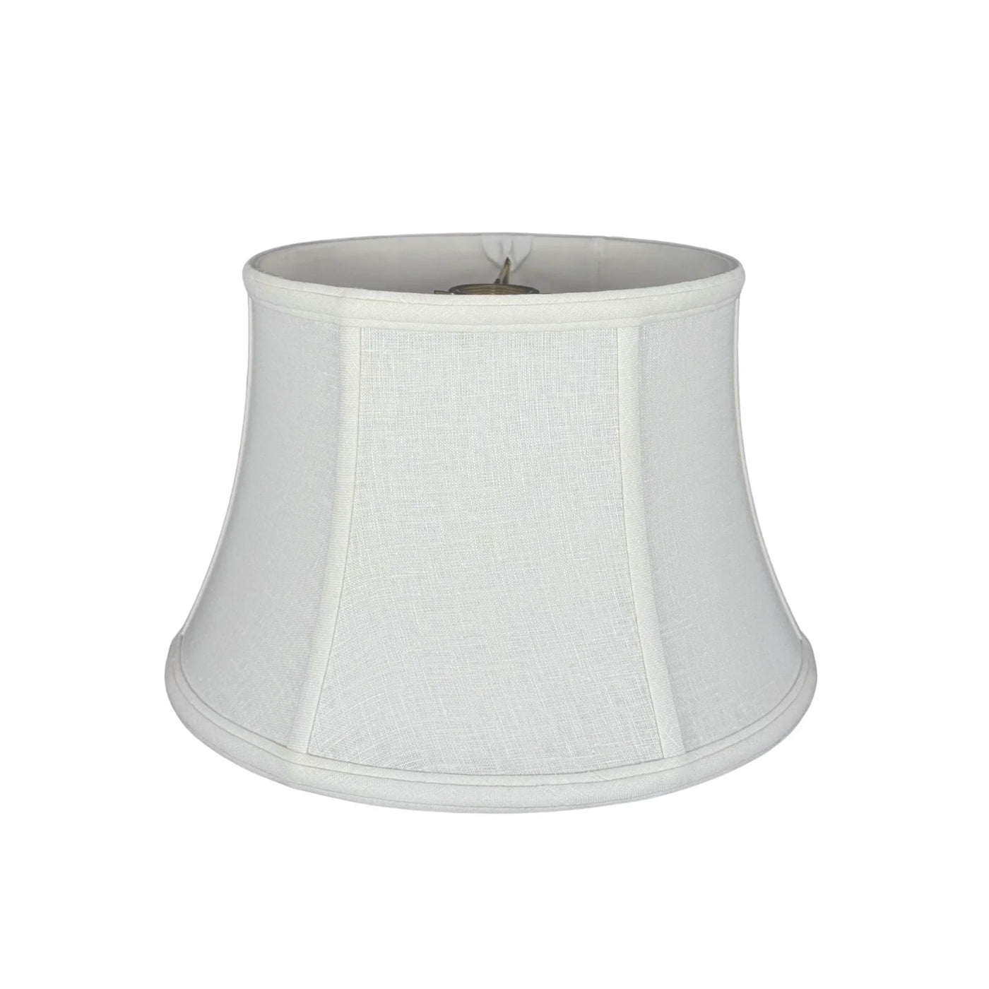 Shallow Linen Drum Lampshade - Uno Fitting