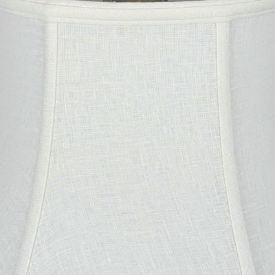 Shallow Linen Drum Lampshade - Uno Fitting