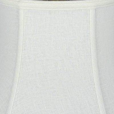 Shallow Linen Drum Lampshade - Uno Fitting