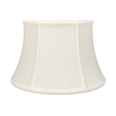 Shallow Linen Drum Lampshade - Uno Fitting