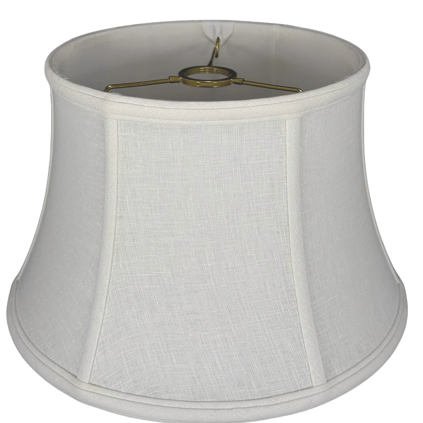 Shallow Linen Drum Lampshade - Uno Fitting