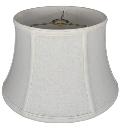 Shallow Linen Drum Lampshade - Uno Fitting