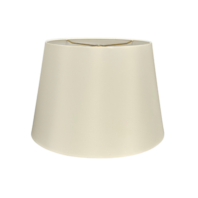 Silk Rolled Edge British Drum Lampshade in egg