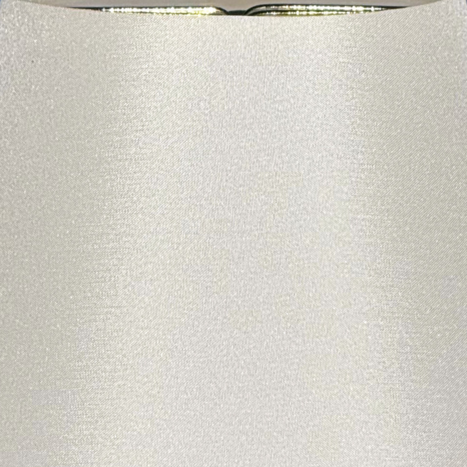Silk Rolled Edge Candle Empire Chandelier Shade - Egg Up close