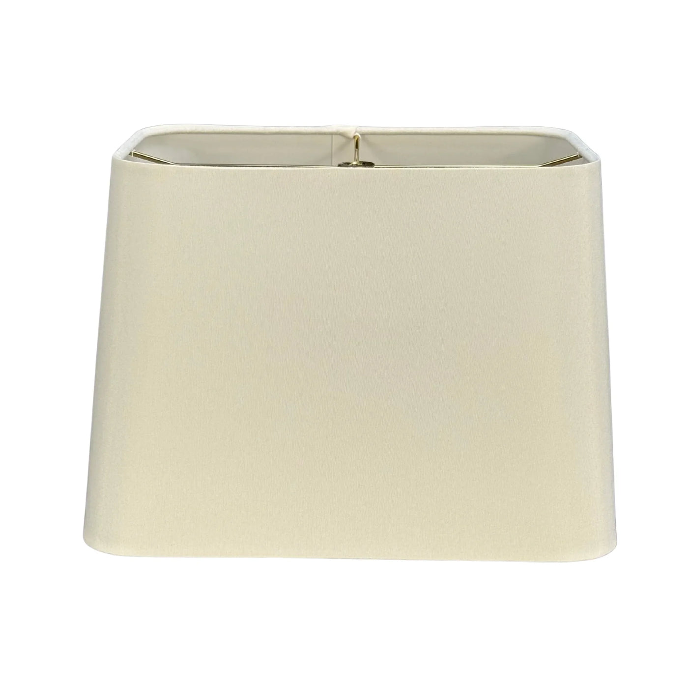 Slubless Antique Rolled Edge Tapered Rectangle Lampshade - Egg