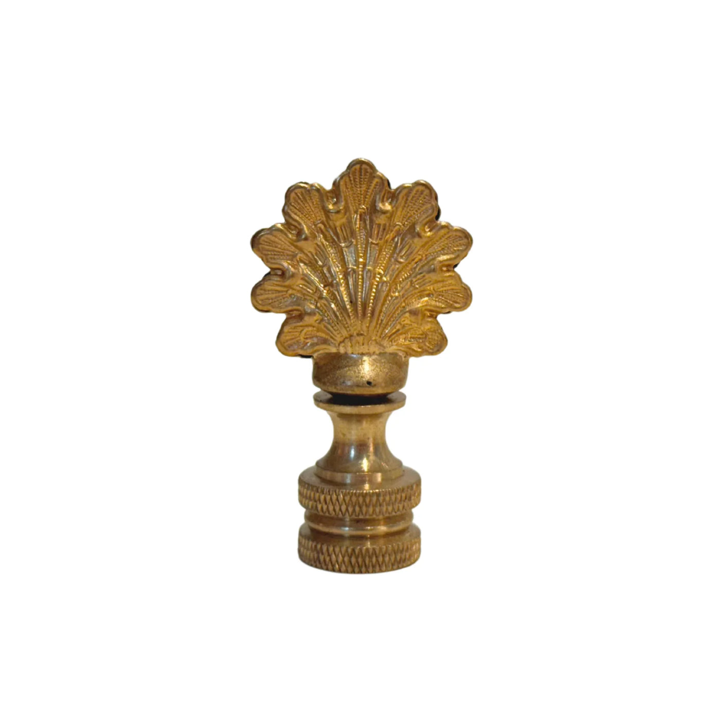 Small Brass Leaf Finial