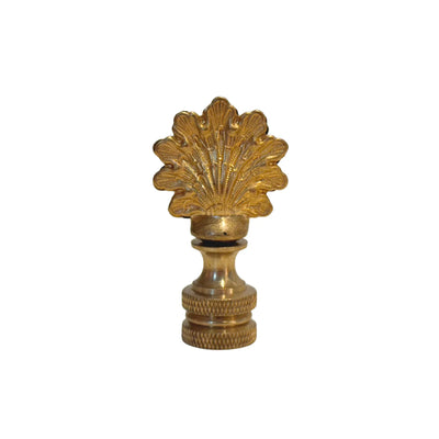 Small Brass Leaf Finial