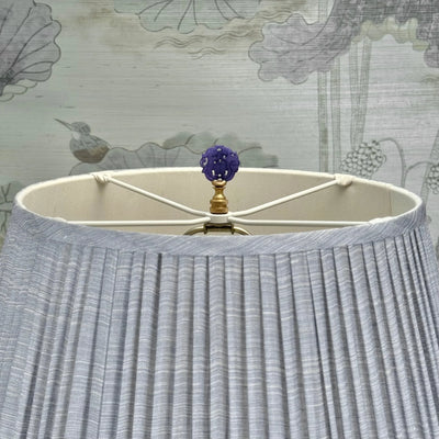 Small Blue Jade Dragons Carved Finial Close up