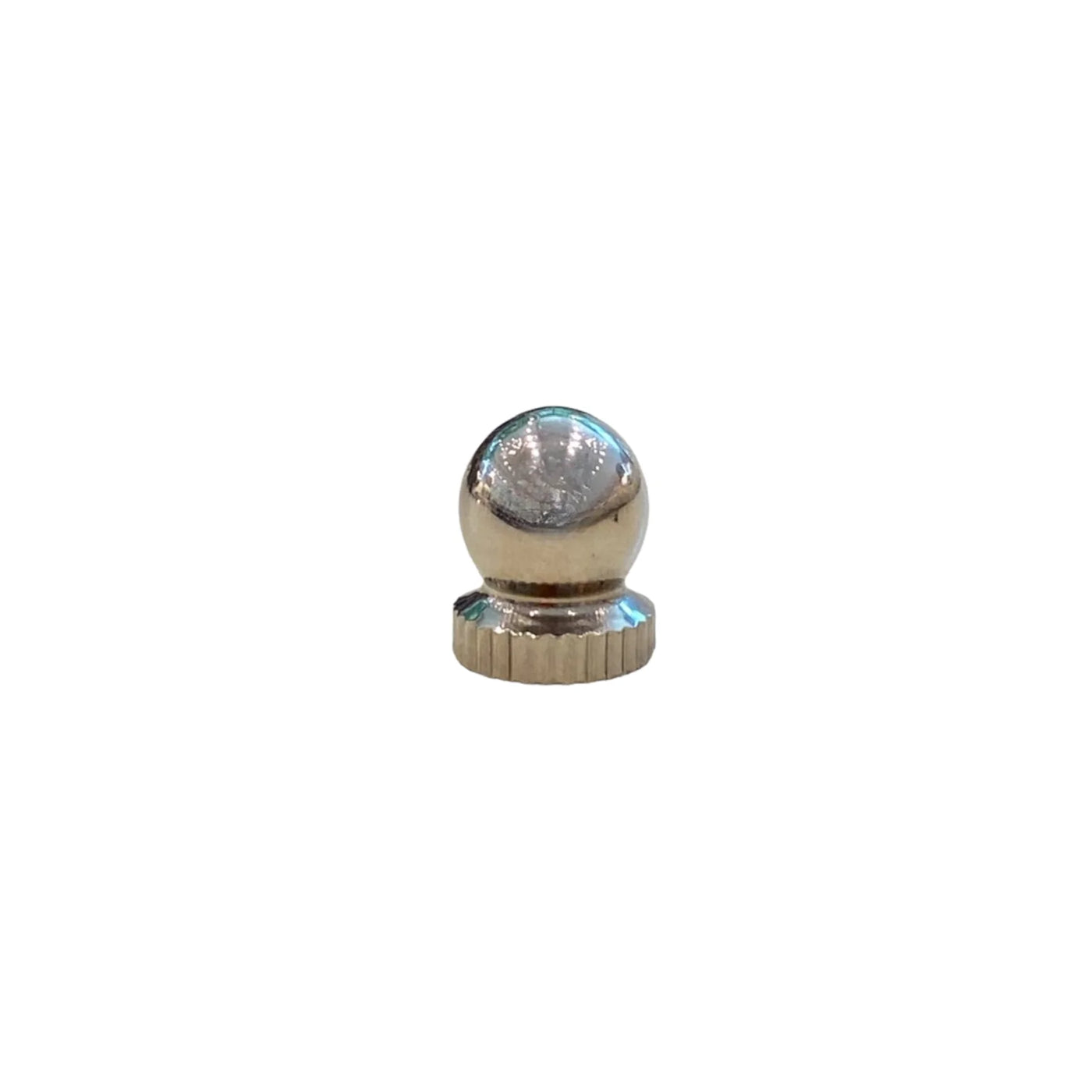 Small Nickel Plated Button Finial 