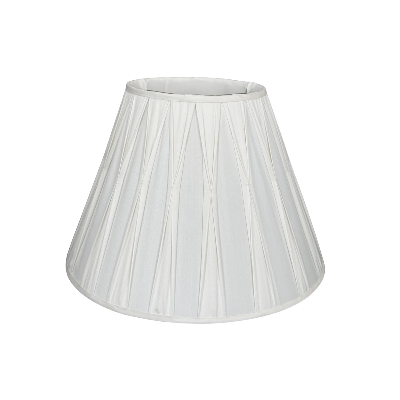 Smocked Pleat Silk Lampshade
