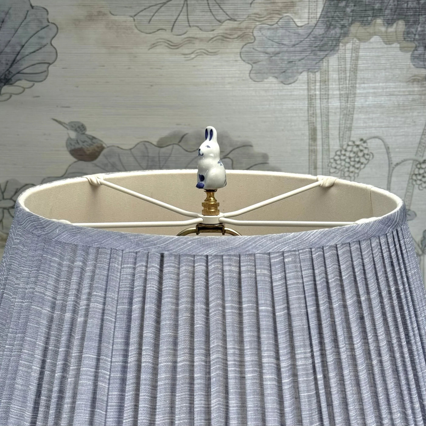 Standing Rabbit Finial Close Up