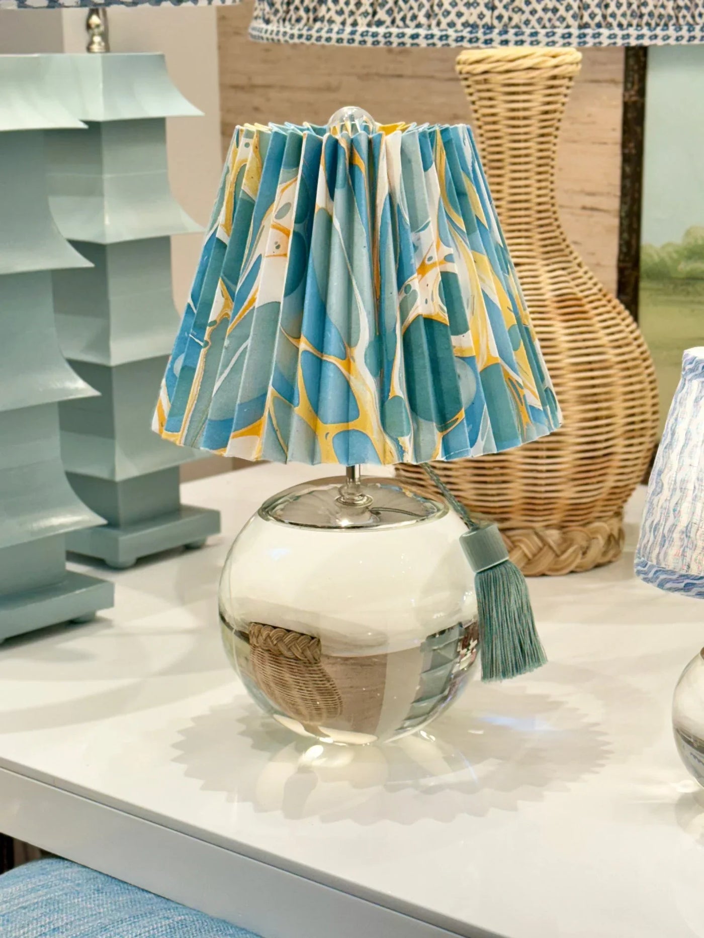 The Shade Shop Tassel - Medium in Aquarius