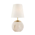 Terri Round Accent Lamp in Alabaster — Cordless