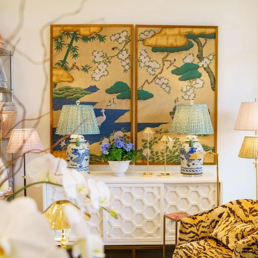 Blue and White Jar Lamps