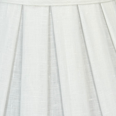 Close Up Empire Linen Box Pleat Lampshade