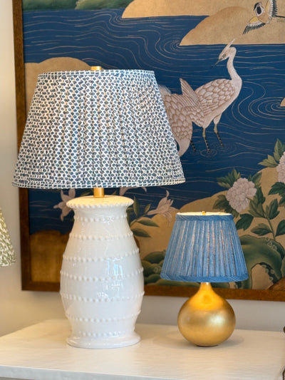 Caleb White Ceramic Table Lamp