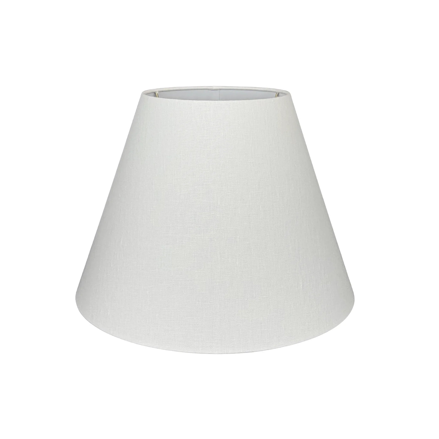White Linen Hardback Lampshade