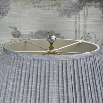 White Marble Ball Finial Close Up