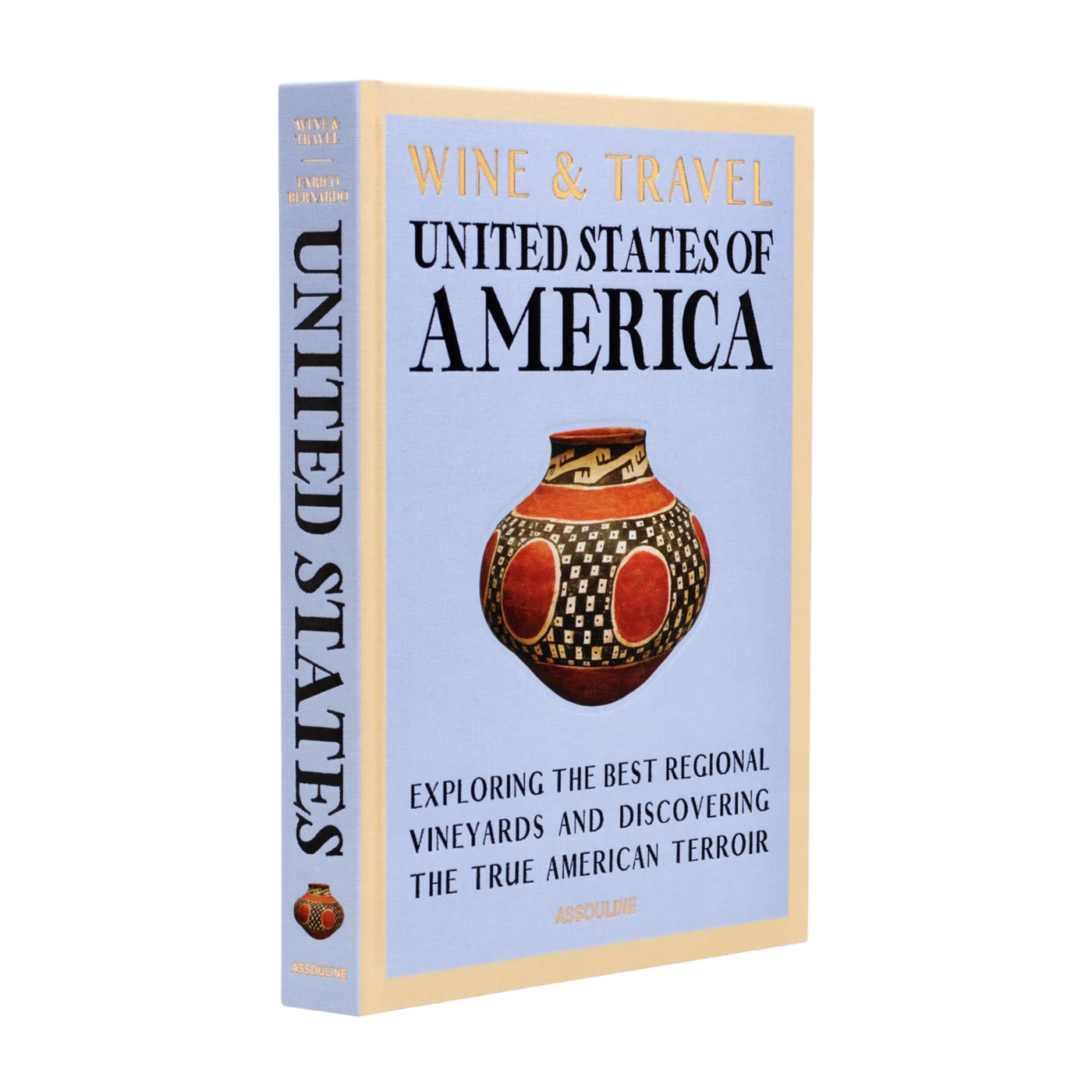 Side of book Wine & Travel United States of America