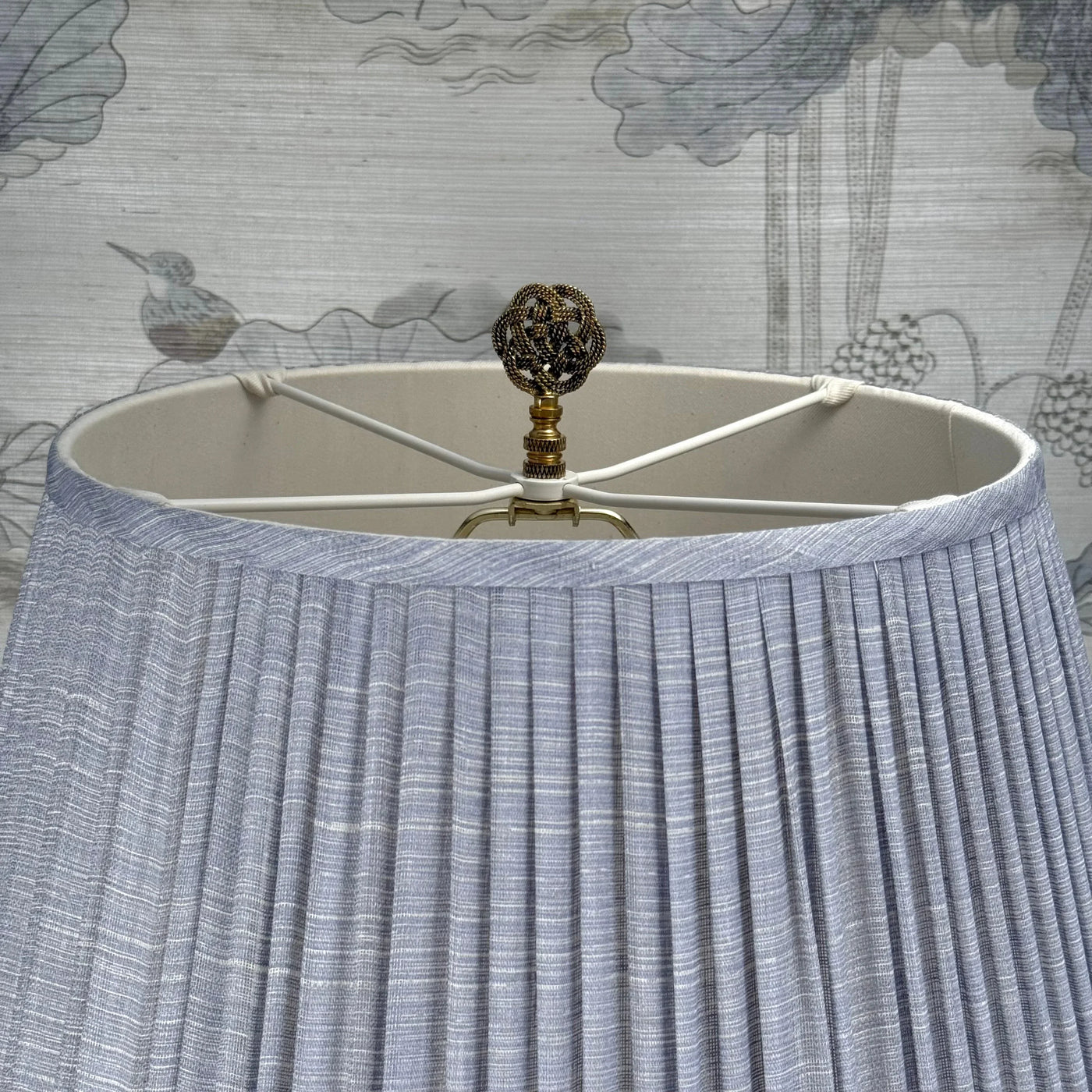 Woven Knot Finial Close Up