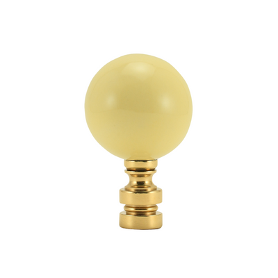 Yellow Ceramic Finial