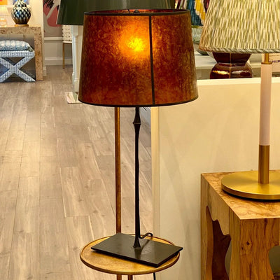Amber Mica Deep Drum Lampshade