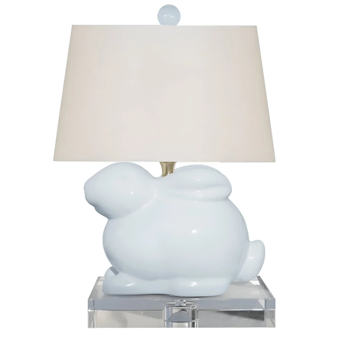 Blue Bunny Lamp