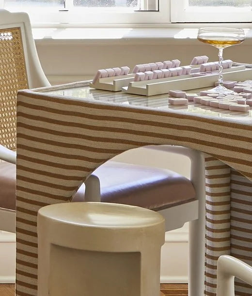 Striped game table